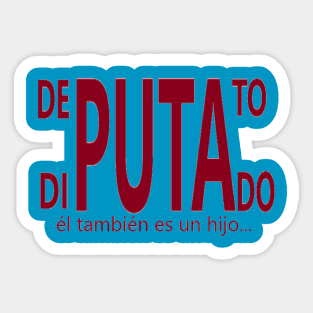 DIPUTADO Sticker